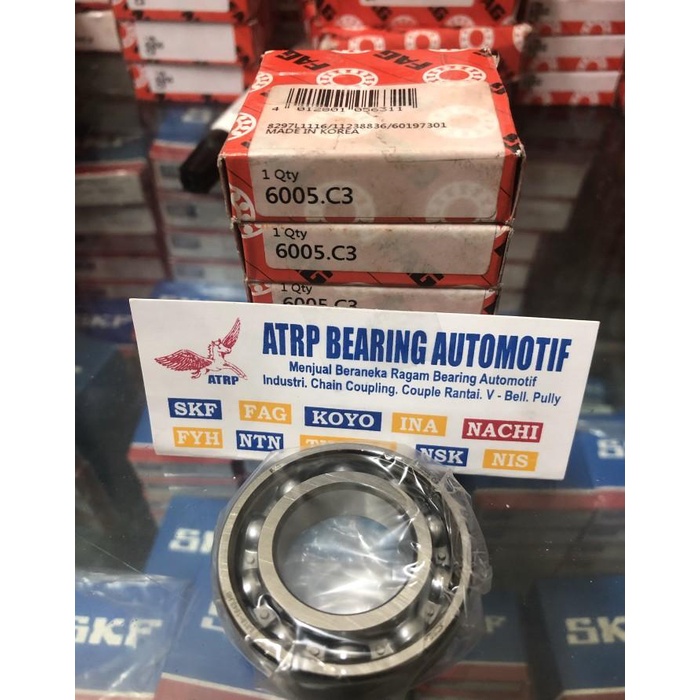 Best Seller Ball Bearing 6005 C3 Noken As Tiger Fag Original