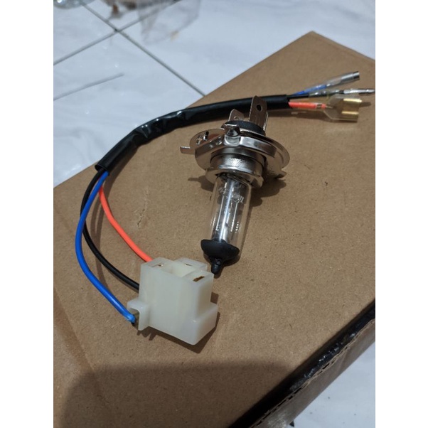 Bohlam Lampu Depan Vixion Old Plus Socket Lampu Depan Vixion Old Bohlam Standar Vixion Old Plus Sock