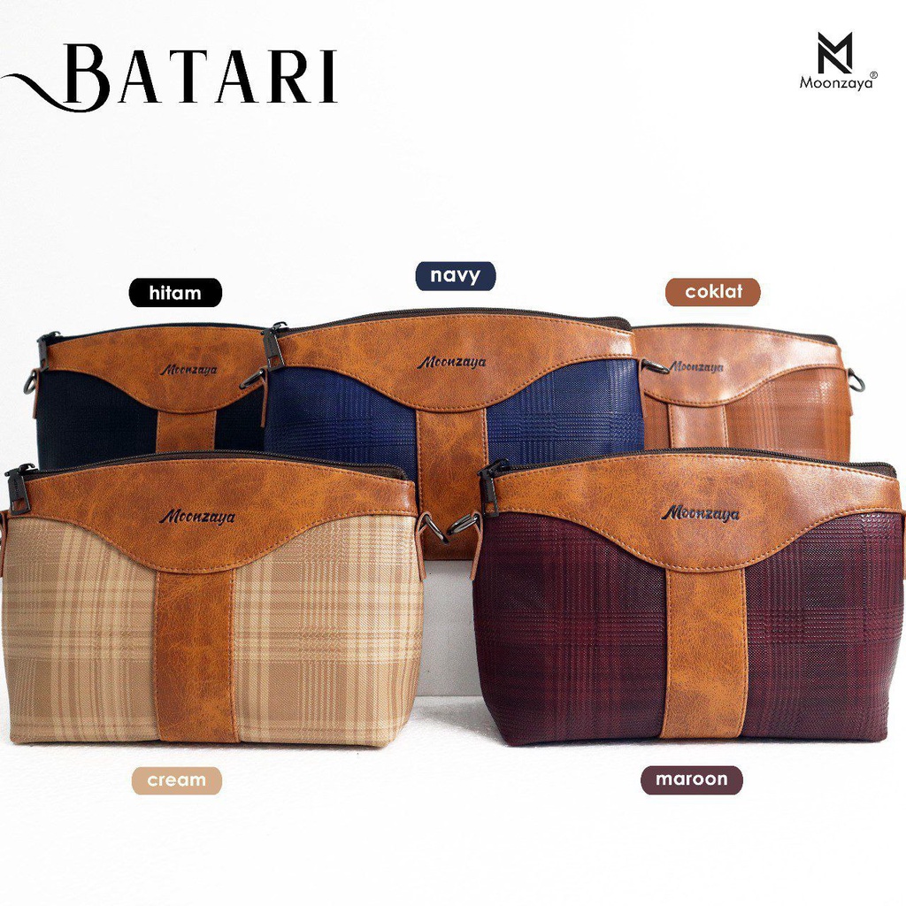 BATARI BAG MOONZAYA TAS SELEMPANG WANITA WATERPROOF TAS SIMPLE
