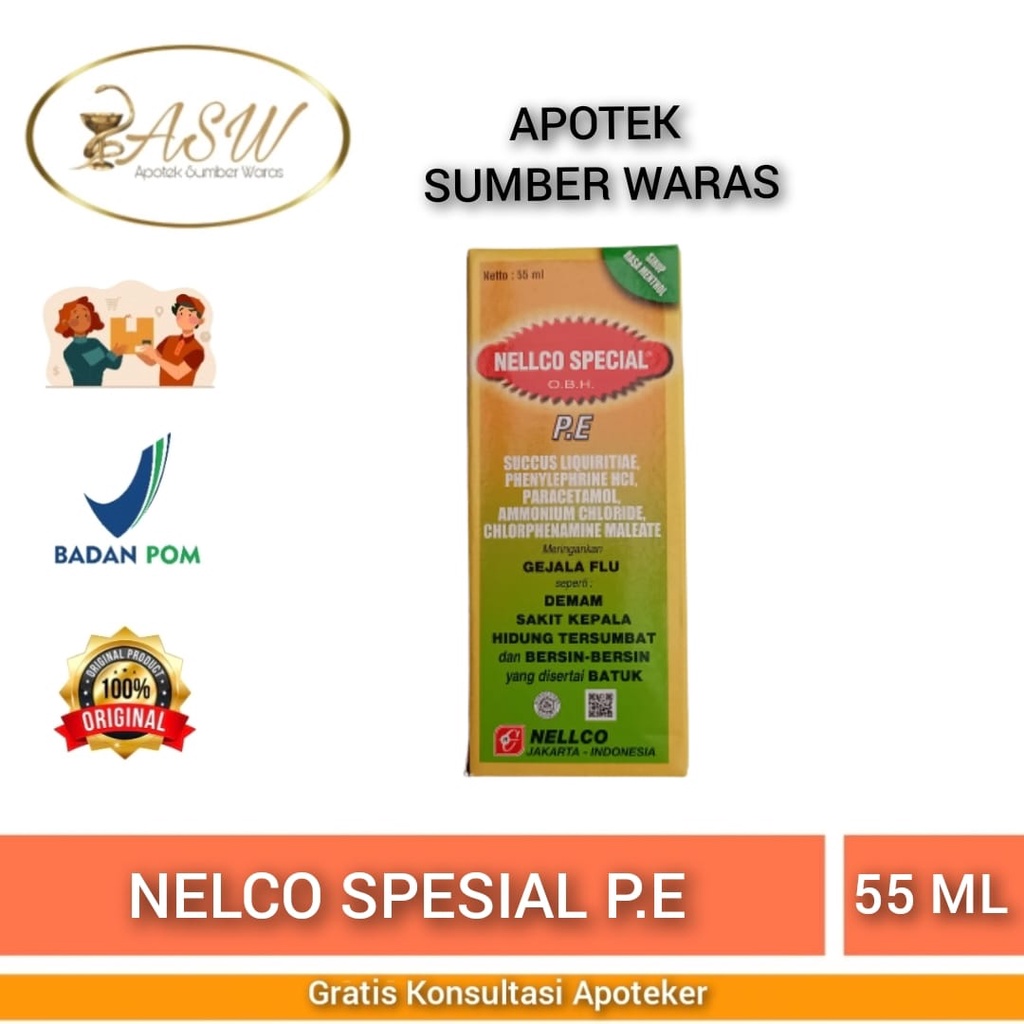 OBH NELLCO SPECIAL 55ML / OBAT BATUK PILEK