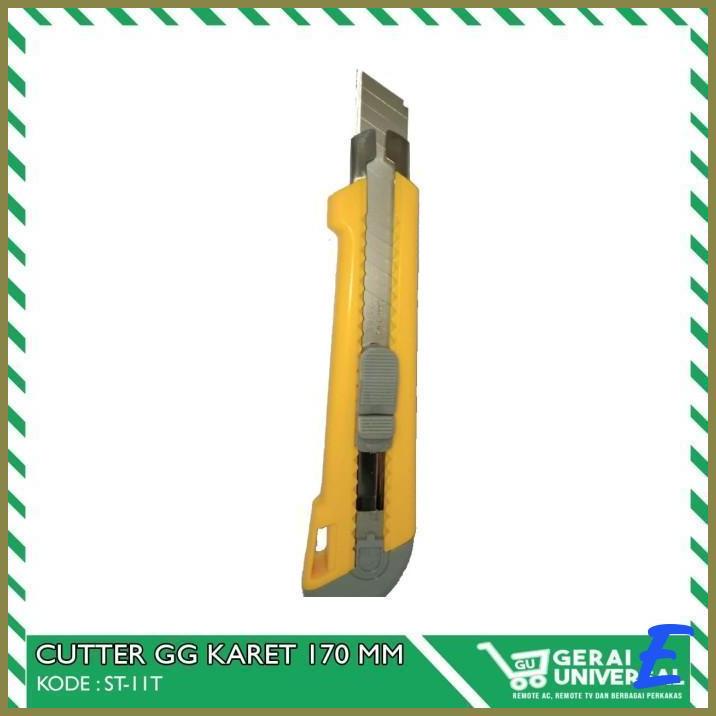 

Pisau Cutter Kater GG karet Santus 17 cm ST 11T