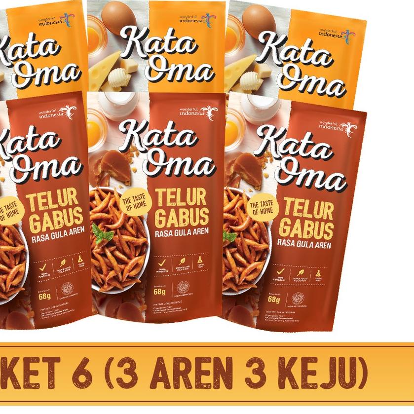 

♨ Kata Oma Telur Gabus Paket Isi 6 ۩