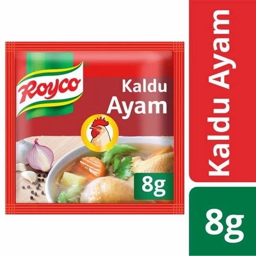 

ROYCO BUMBU AYAM 8 GR ISI 12 AYES TOSERBA