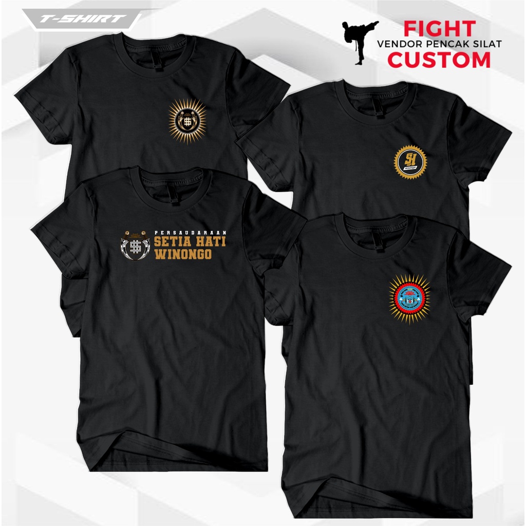 Kaos Pshw Simpel Hitam