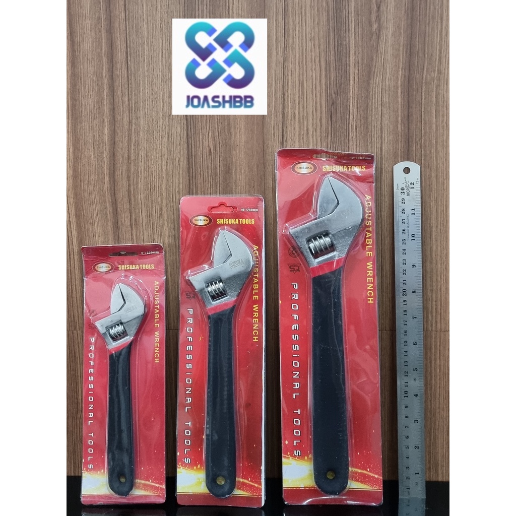 [PROMO] KUNCI INGGRIS Adjustable Wrench ukuran 8&quot; inch 10&quot; Inch 12&quot; Inch