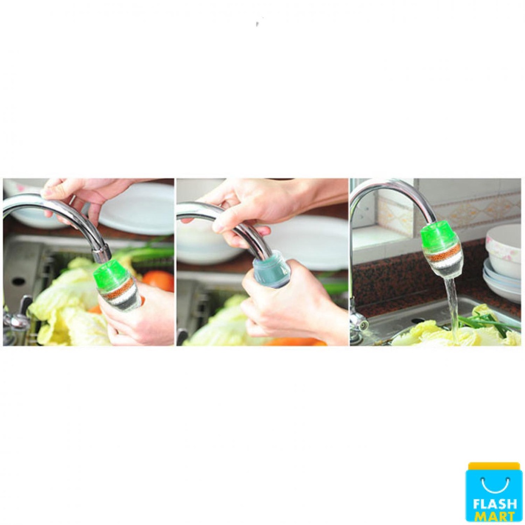 Flashmart Tap Water Purifier Filter Keran Air for 16-19 mm Faucet - HY-028
