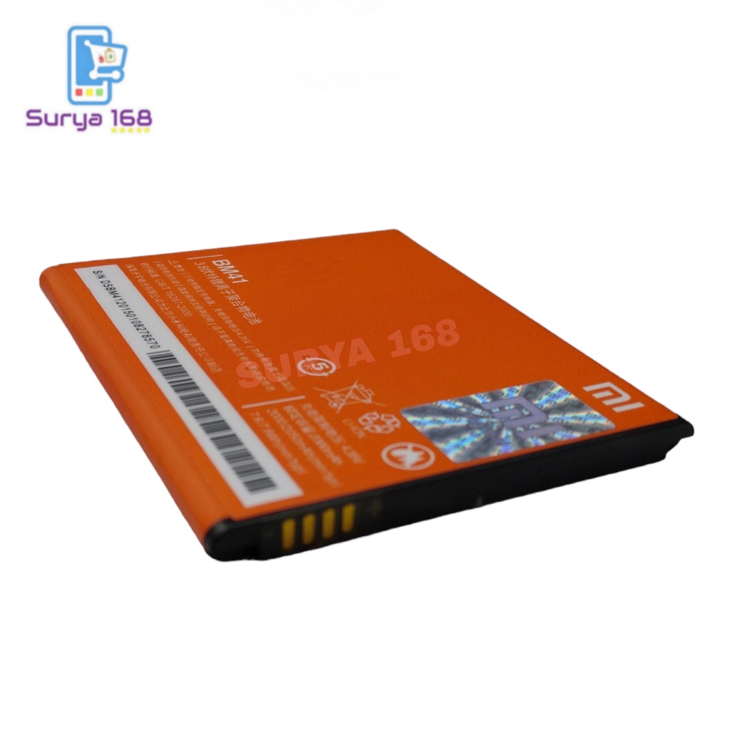 BATTERY BATERAI BATTERE BATRE XIAOMI REDMI 1 REDMI 1S REDMI 2 REDMI 2S BM-41 BM41