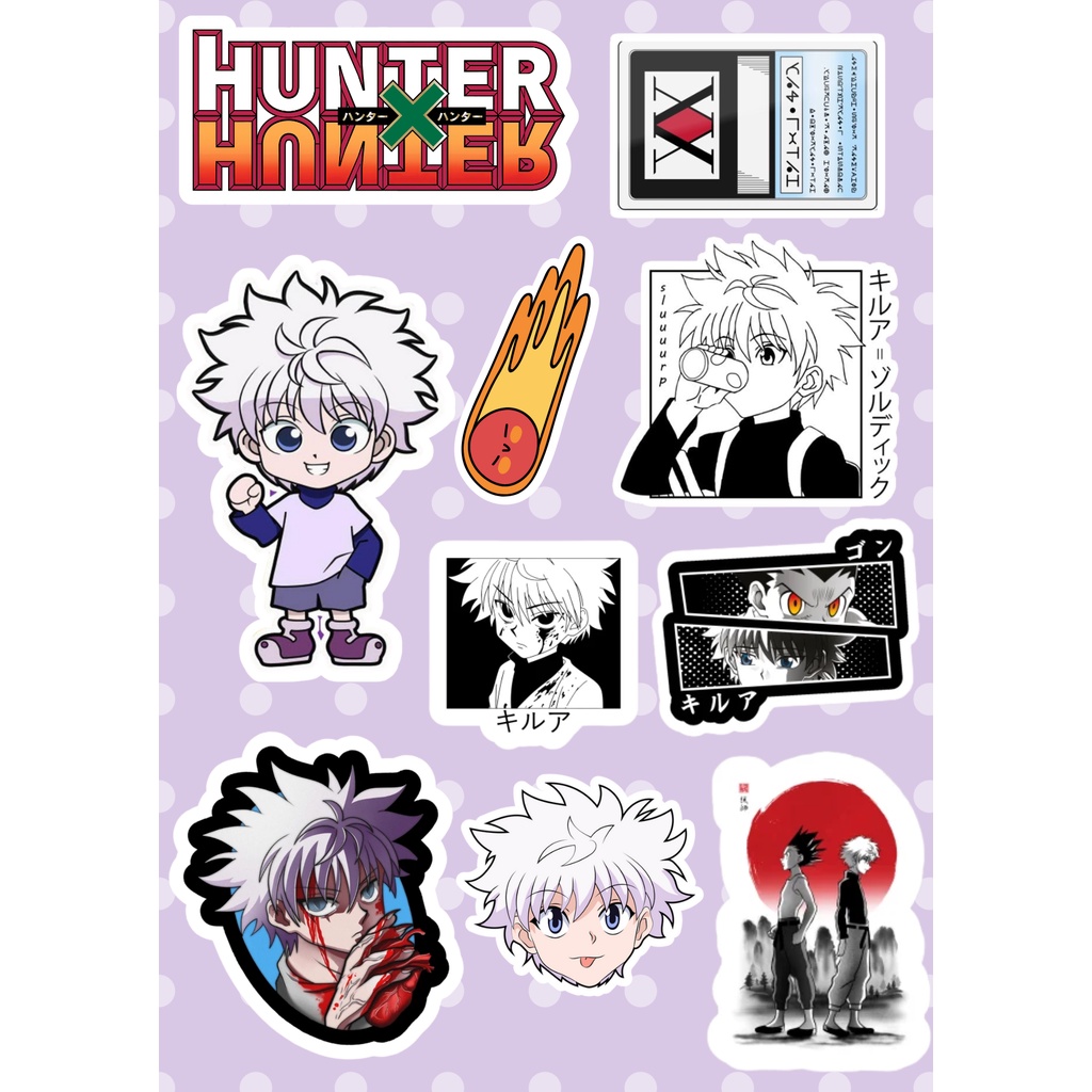Stiker aesthetic killua zoldyck hunter x hunter
