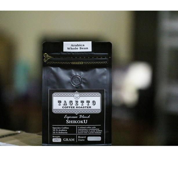 

➦ KOPI ESPRESSO BLEND SHIKOKU 250GR - ARABICA 50% & ROBUSTA 50% ❋