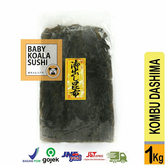 

KOMBU 1kg Vegan Kaldu Base Dashi Konbu Kompu Kelp Seaweed Ramen Soup