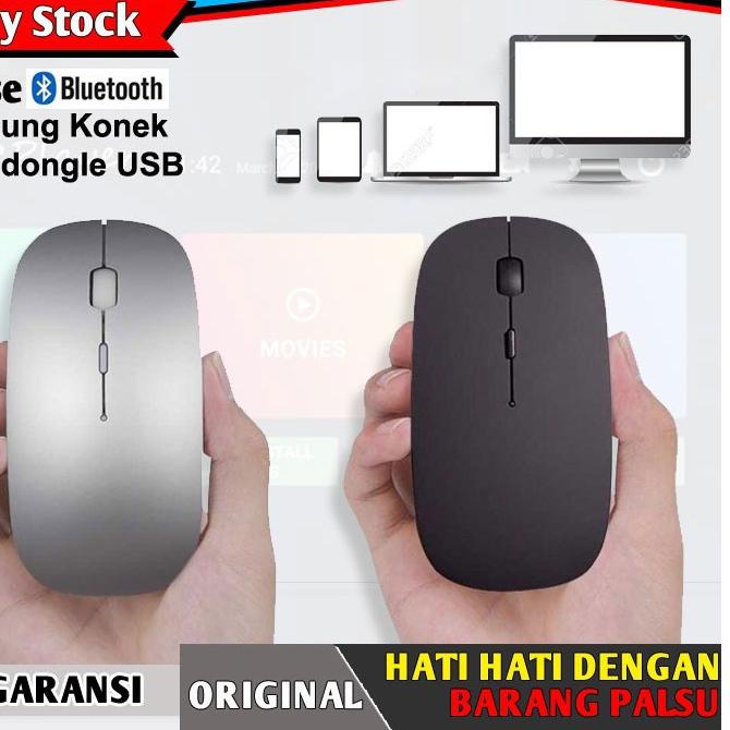 ۩ Mouse Bluetooth Tanpa Dongle USB Pro Air Smart TV Android ➨