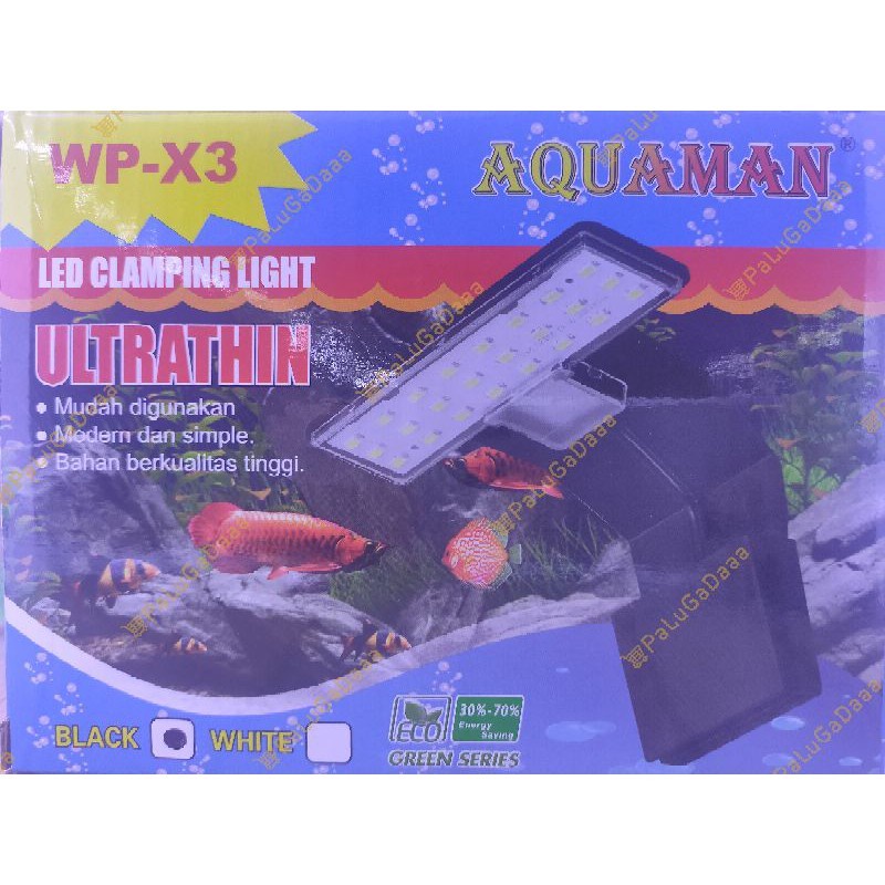 SALE LAMPU AQUAMAN WP X3 / LAMPU JEPIT AQUARIUM AQUASCAPE