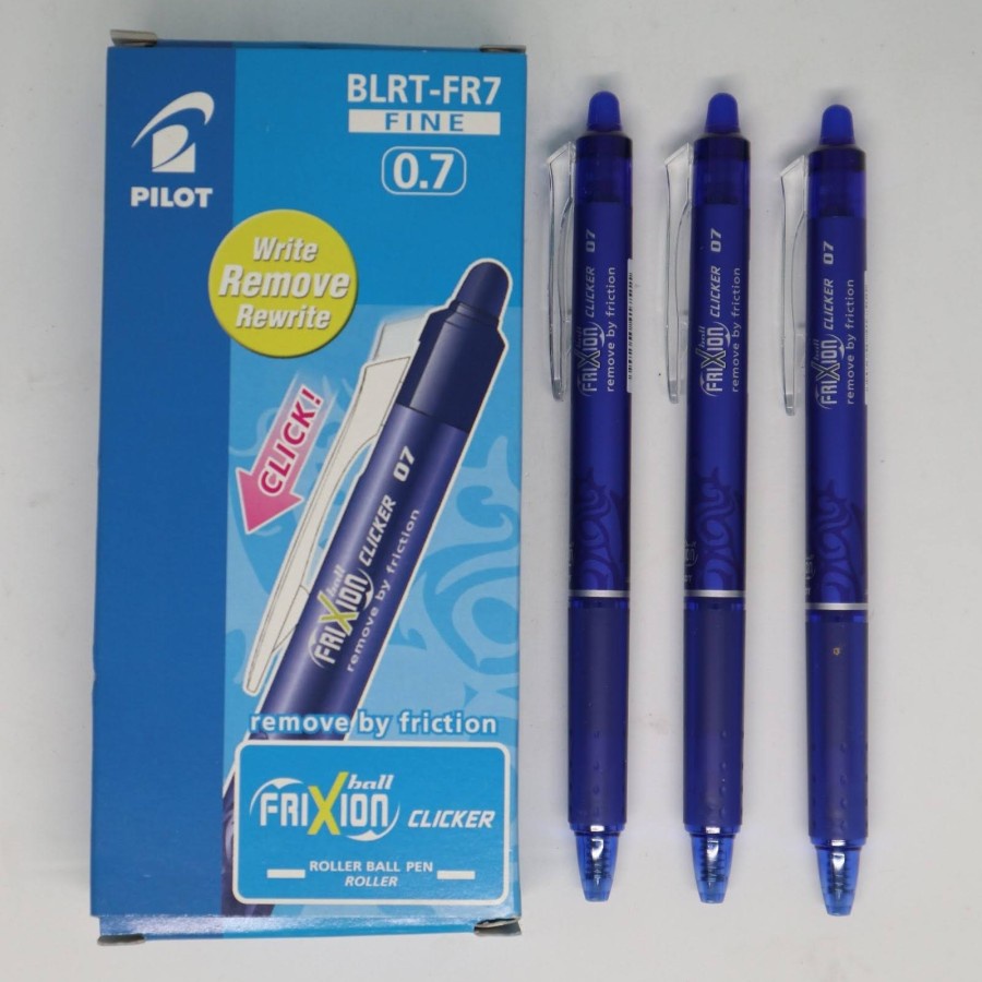 

RB Pilot Frixion Pen Biru Hitam 0.5mm 0.7mm Per Lusin