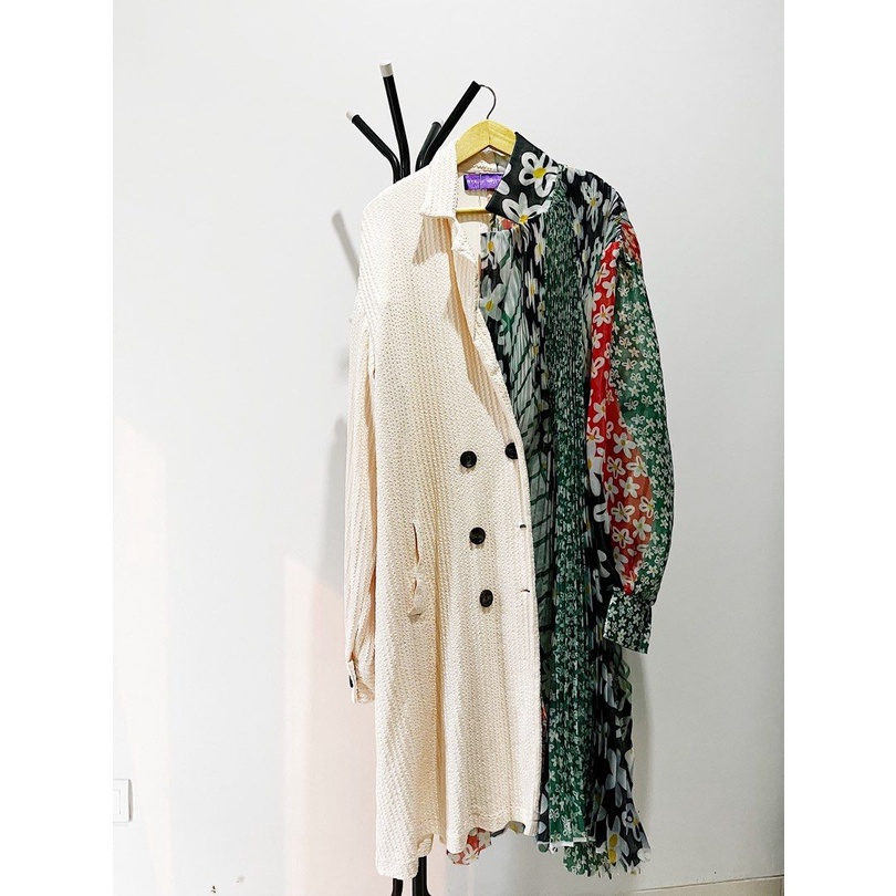 Preloved IKYK x HGL House - Primrose Pleated Coat