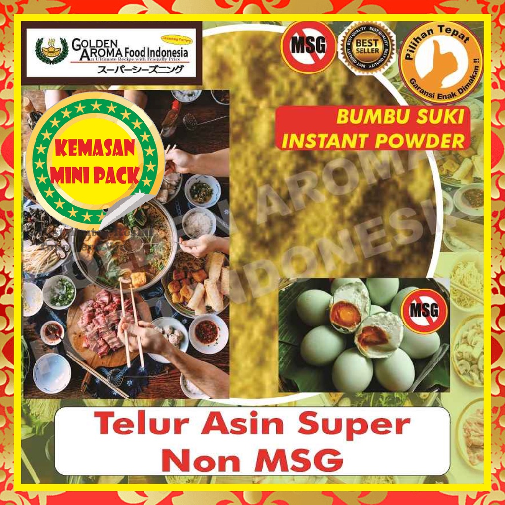 

Bumbu Steamboat Halal Telur Asin Super Non MSG 50Gr Shabu Hotpot Sample Rasa Salted egg Tanpa MSG Kecil Instan Suki Sabu Kuah Soup Original Stemboat Steambot Steamboot Sukiyaki Grill Bakar Instant Gafi Murah Enak Terbaik Premium Promo Rekomendasi