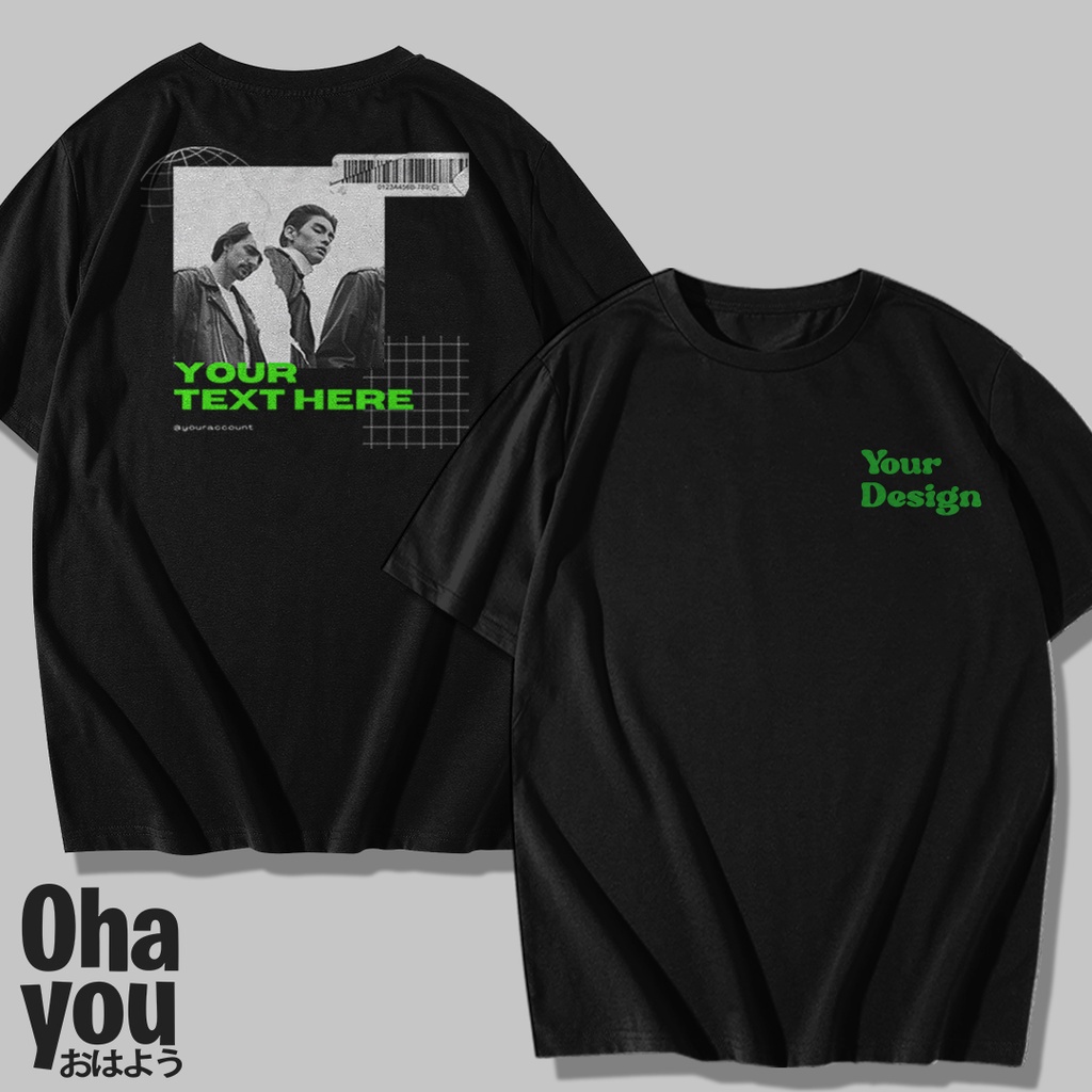 KAOS CUSTOM SATUAN DESIGN STREETWEAR FOTO