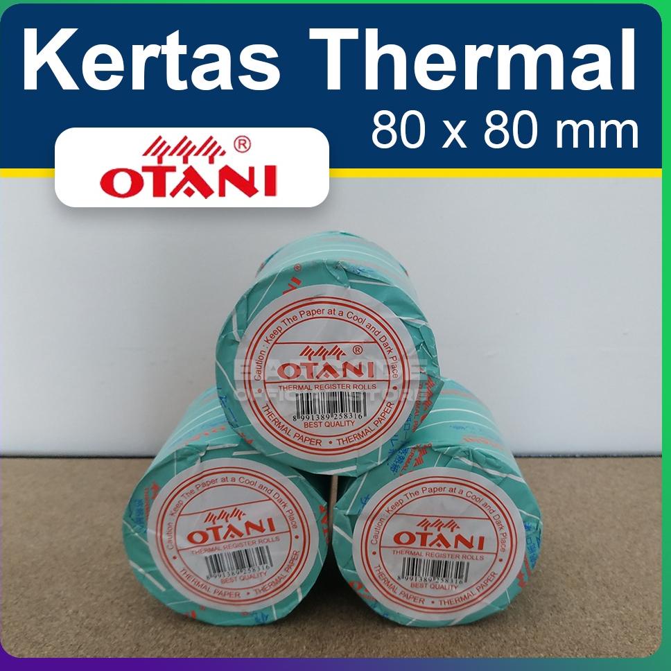 

[ART. 137753] KERTAS THERMAL 80 X 80 mm - 80x80 mm - 80x80mm - 80mm ROLL EPSON 82 - PARKIR ANTRIAN - OTANI HITAM