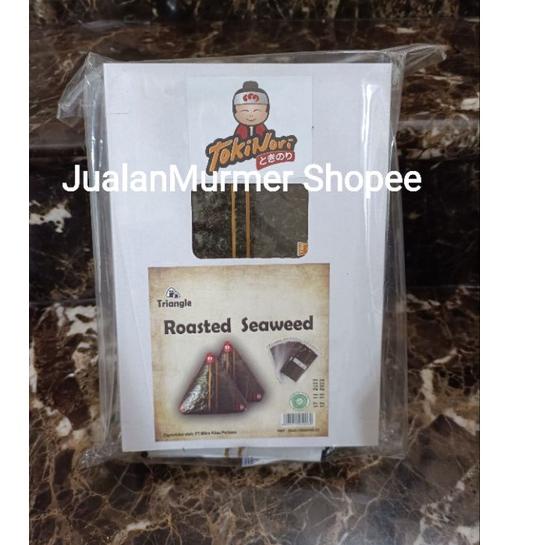 

☏ Tokinori Triangle Java Triangle 50 / 100 Lembar Nori Onigiri ➴