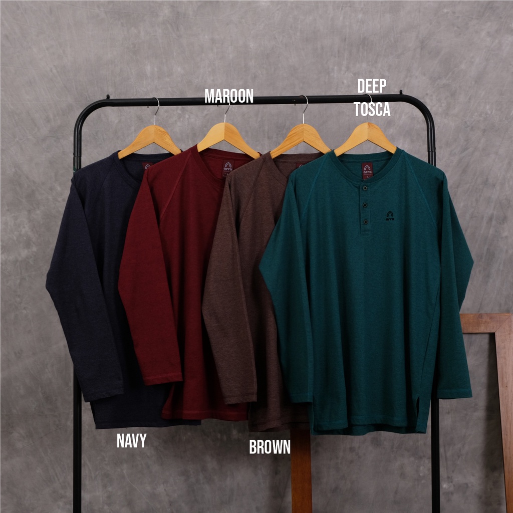 Baju Koko Kurta Pria Dewasa Lengan Panjang Arra Bilal