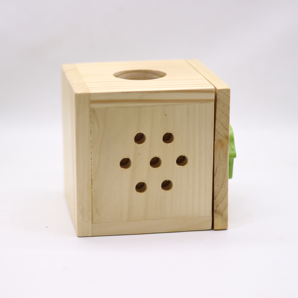 Mainan Montessori Busy Box Wooden Toys Fine Motor Play Mainan Sensory