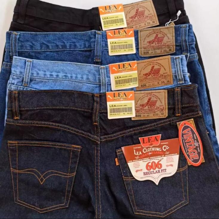 LEA JENS REGULER PREMIUM CELANA JEAN PANJANG PRIA ▫ FFK.15Fe23e