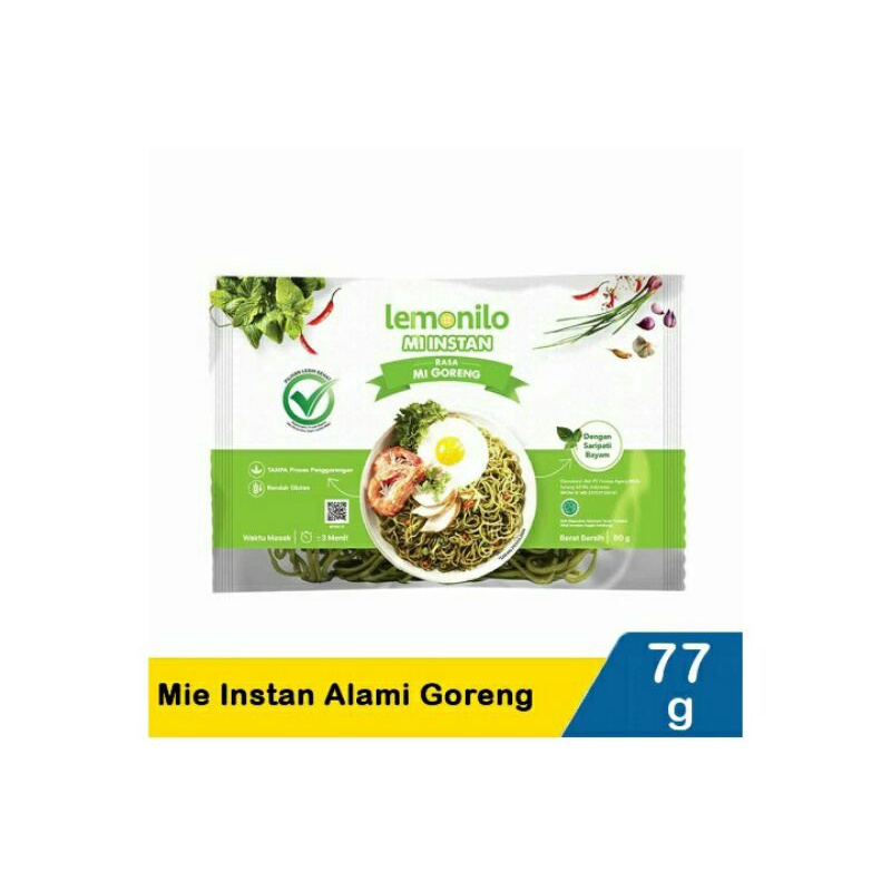 Lemonilo Mie Instant Alami Goreng 77G