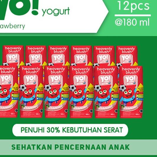

Laris Lagi Yogurt Heavenly Blush YO Strawberry Broccoli 12 x 180 ml