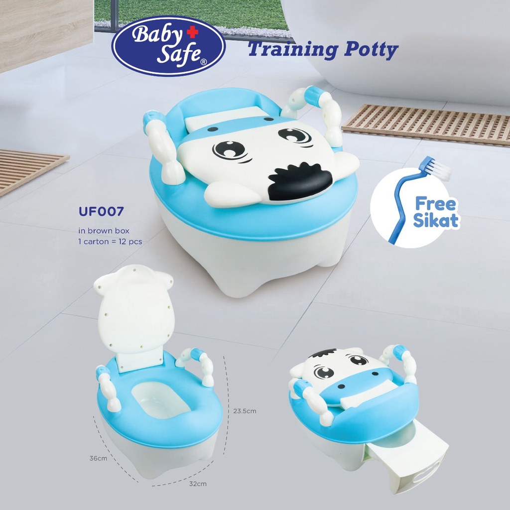 Training Potty Seat UF007 - Pispot Anak Baby Safe COW