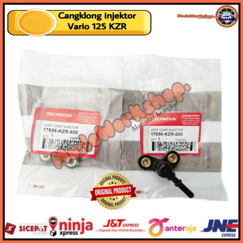 Rumah injektor Honda Vario 125 fi Old - Nepel cangklong join injektor vario 125 lama KZR ori