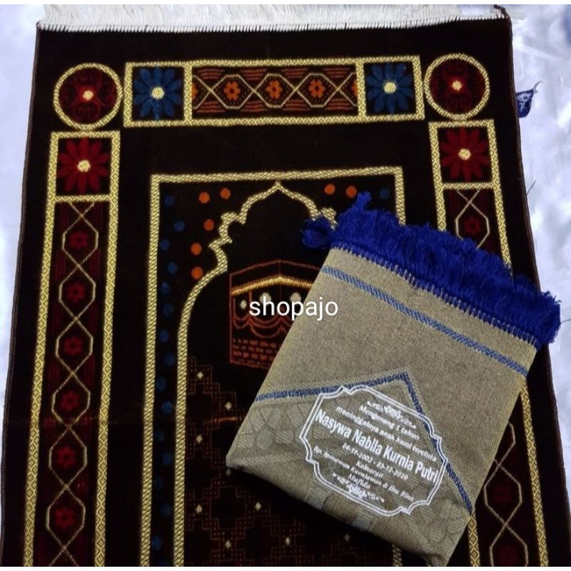 Sajadah Turki Bordir / Sablon Souvenir