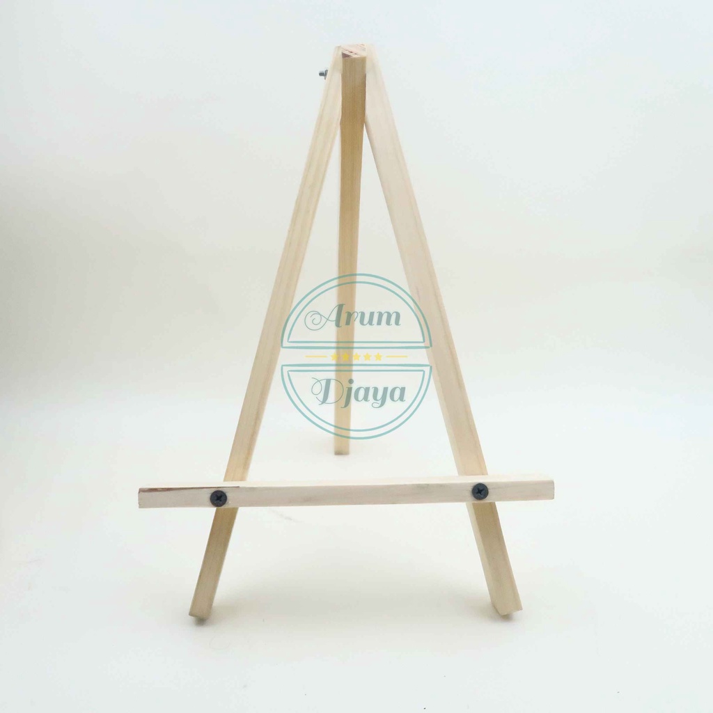 Mini Easel Lukis Tripot Kayu Kecil Stand Photo Kayu Penyangga Photo Kayu