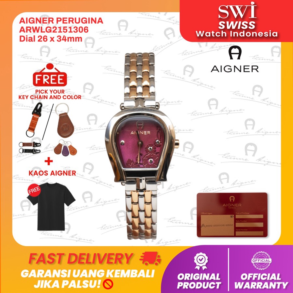 Jam Tangan Wanita Analog Aigner ARWLG2151306 Perugina