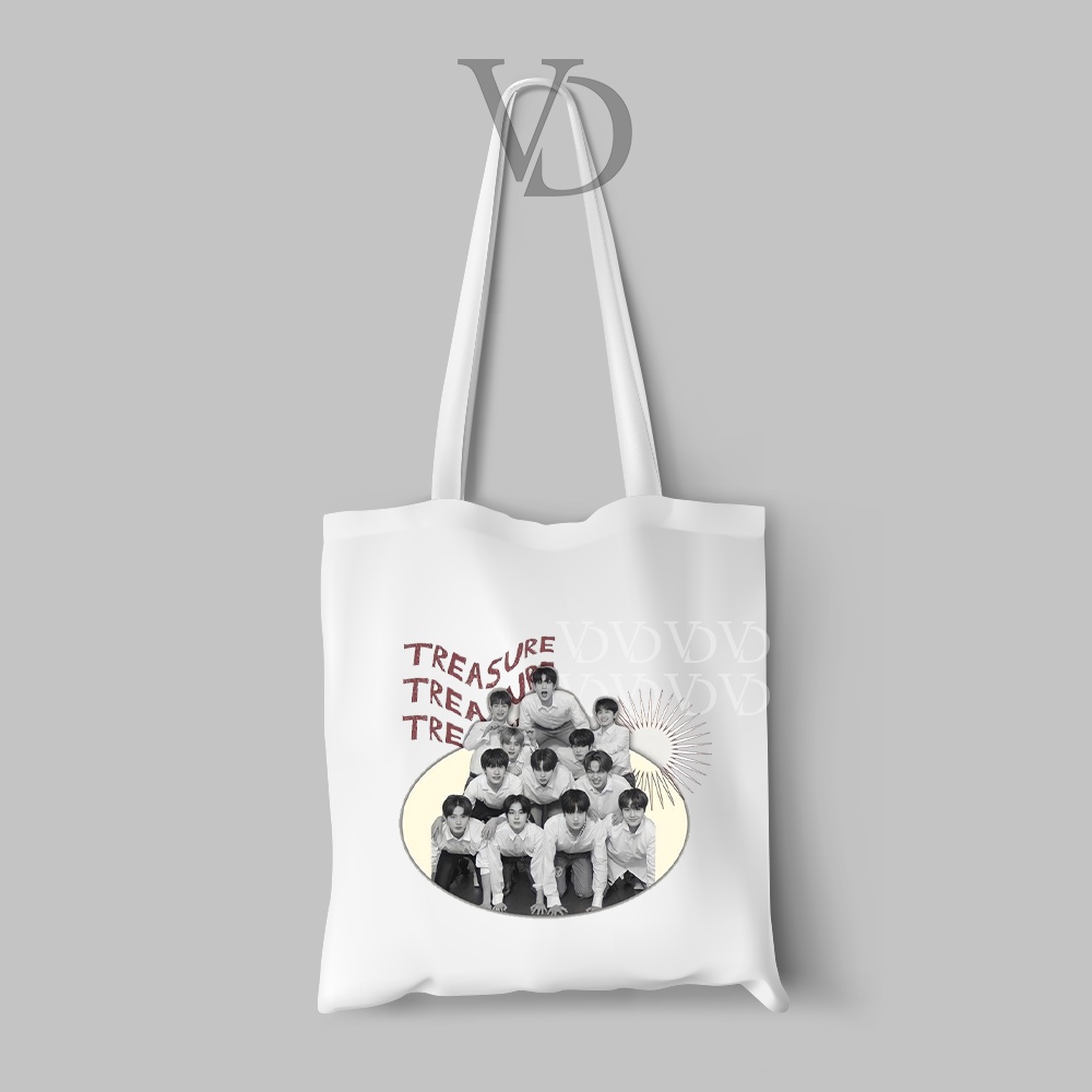 tote bag kpop / tueme korean / tas belanja korea