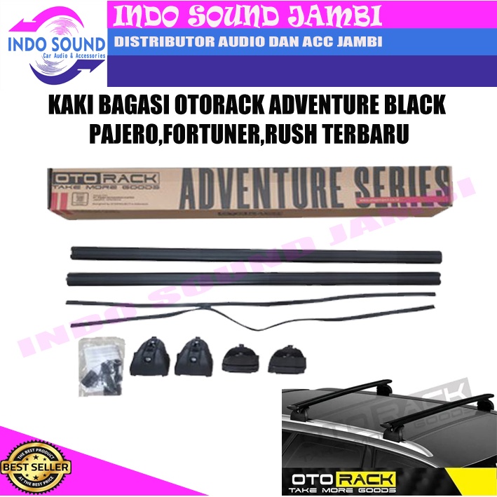 KAKI BAGASI OTORACK ADVENTURE BLACK (PAJERO,FORTUNER,RUSH TERBARU)