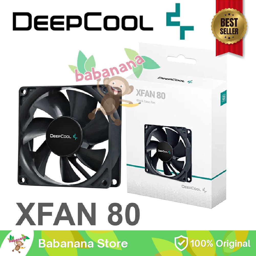 Deep Cool XFAN 80 Fan Casing komputer gaming pc Deepcool 80mm 8cm case Kipas