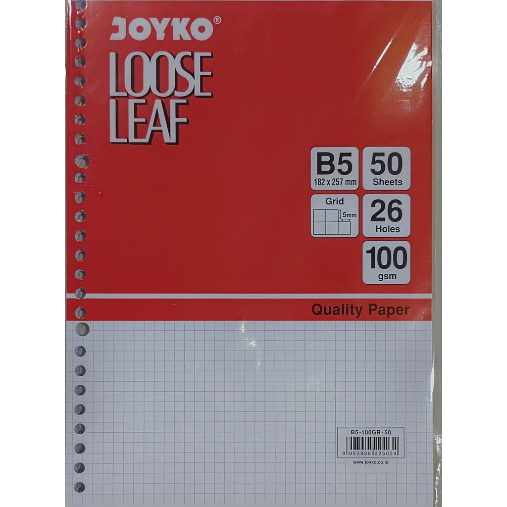 Jual kertas binder b5 50 kotakkotak Shopee Indonesia