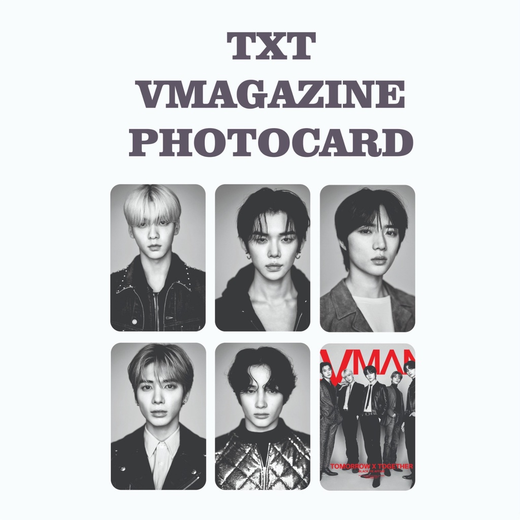 PHOTOCARD TXT FOR V MAGAZINE