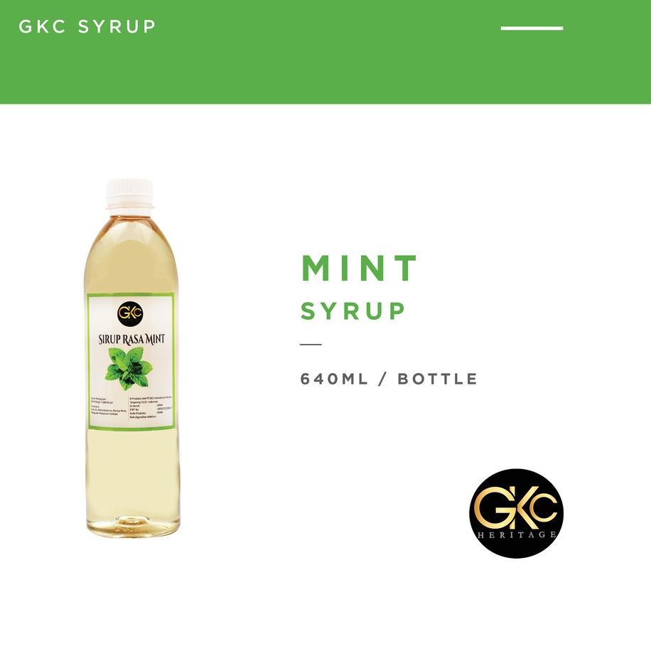 

➲ Sirup Mint / Mint Syrup Minuman GKC Heritage 640 ml (Import Quality) ➽