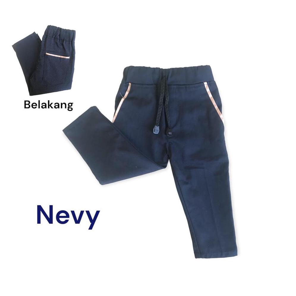 Celana Anak Chino Panjang laki-laki terlaris chinos slim fit Material Twill Stretch Cotton Meral usia 1-14 tahun