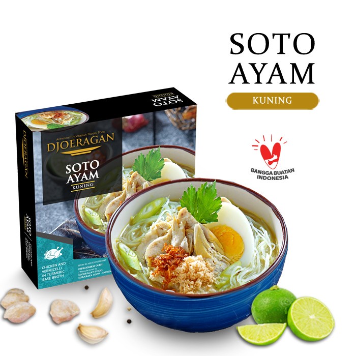 

Djoeragan - Soto Ayam Kuning Khas Lamongan 480Gr
