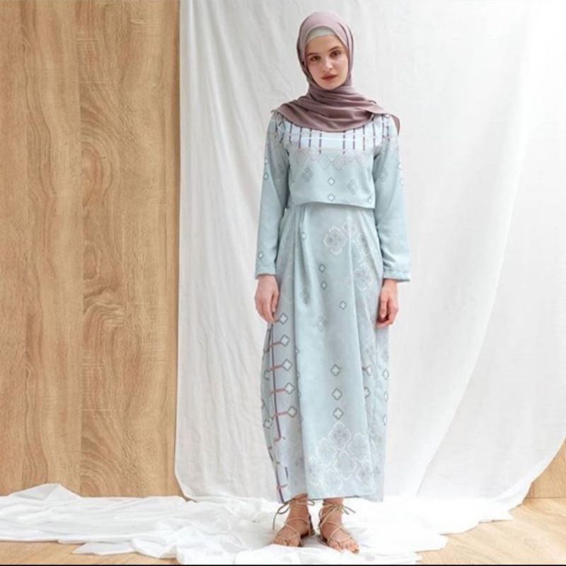 Katya Dress Vanilla Hijab Preloved