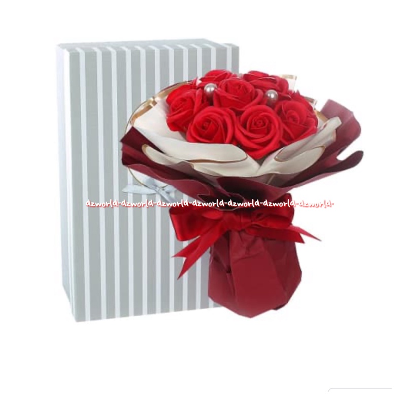 Para Ella Buket Mawar 25m Bunga Artifisial Mawar Biru Merah Lyra Bunga Palsu Model Panjang Valentine Rose Sofia Putih Merah Roses Paraella Para Ela 25 cm