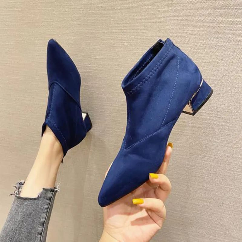 sepau heels boots wanita korean style