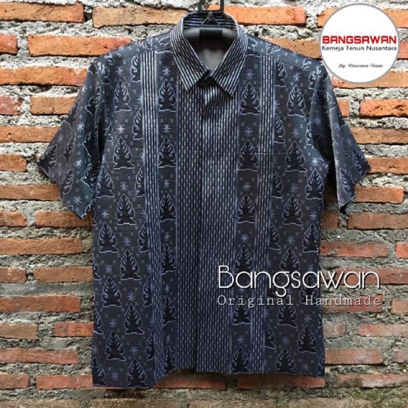 Kemeja Tenun Jayanagara Original Handwoven 025