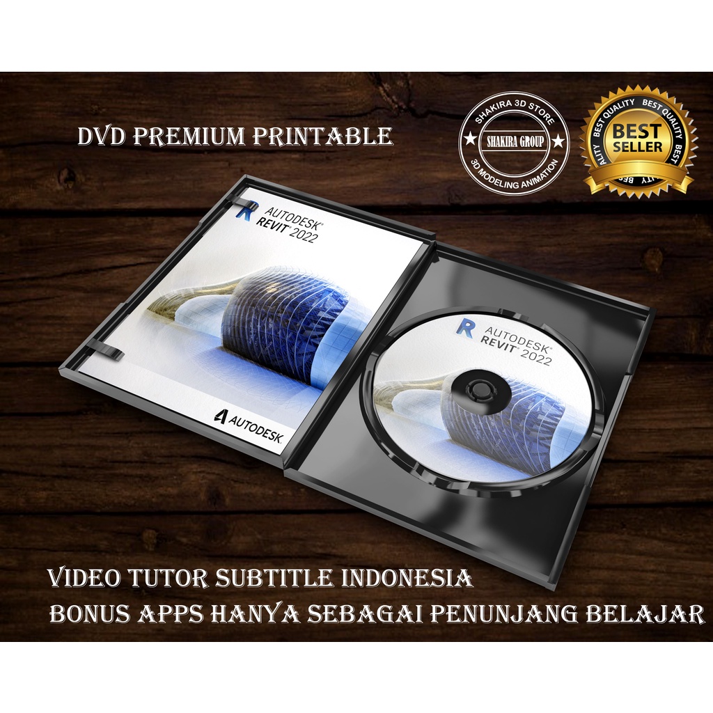 Revit 2022 Architecture Mep Structure Video Tutorial Mastering SUBTITLE BAHASA INDONESIA DVD