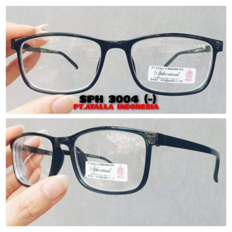 ELDORA / Kacamata Minus Frame Kotak Kecil Ringan SPH 3004