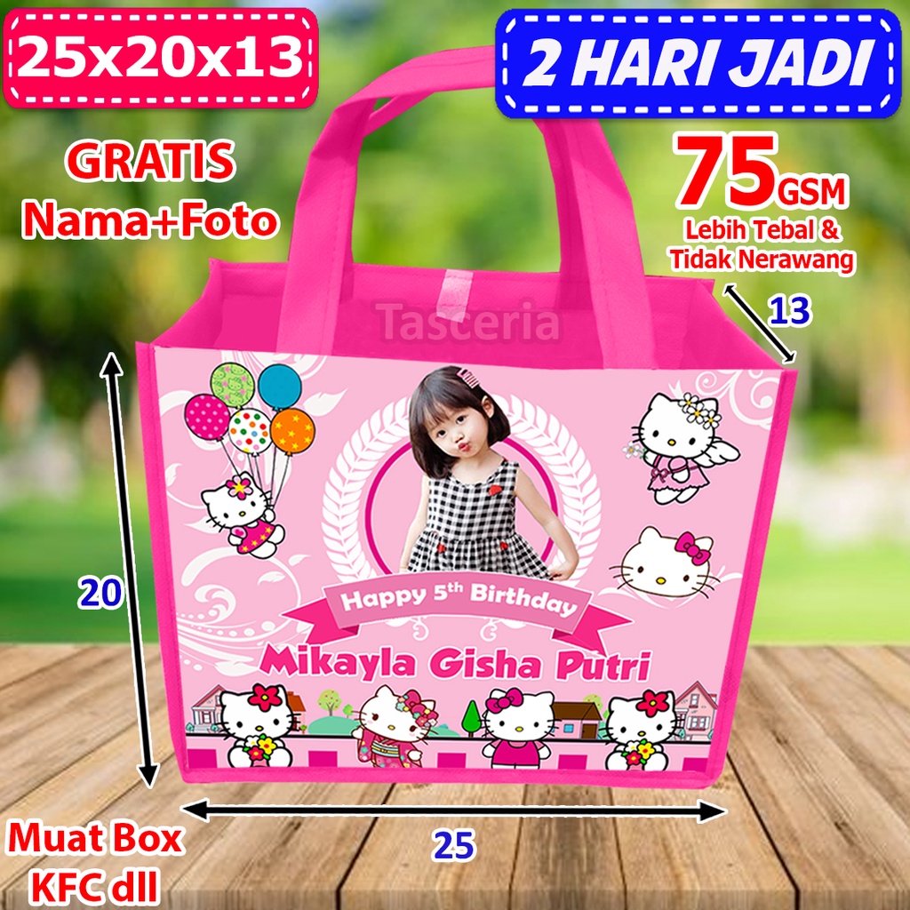 

Tas Ulang Tahun Hello Kitty Custom