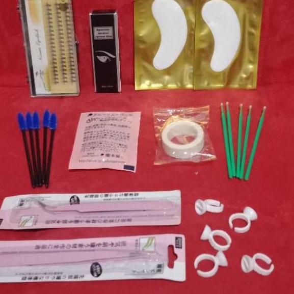 ☚ Ready jogja Paket Stars Eyelash extension Extensions bulu mata ekstensi tanam set alat perlengkapa