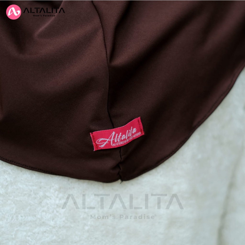 Altalita - Hijab Bergo Tali Nyta Non Pet Kerudung Instan Tali Non Pad Bahan Jersey Premium Cocok Untuk Olahraga Volly Futsal Senam dan Sehari-Hari