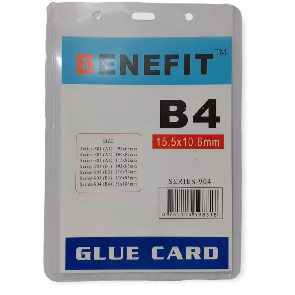 

[ART. 596933] Name Tag Plastik ID B4 - BENEFIT Card Case Uk. B4 (Pack isi 20 Lembar)